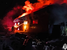 В МЧС назвали причину крупного пожара в Ленинском округе Омска