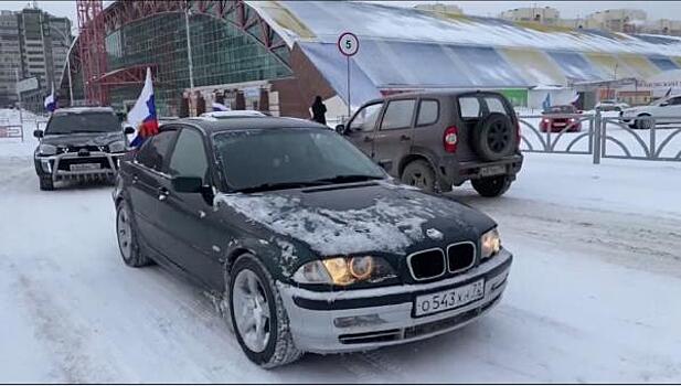 В Екатеринбурге погода скорректировала автопробег под неформальным символом Z