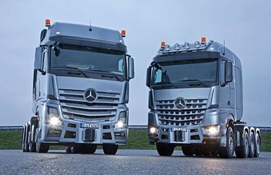 В России начались продажи новых грузовых авто Mercedes-Benz