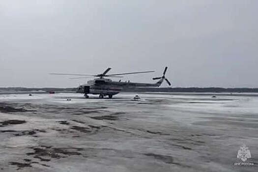 Вертолет Ми-8 МЧС вылетел на помощь охотникам, пострадавшим в иркутской тайге