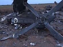 Опубликовано видео с места крушения вертолета США в Сирии