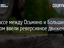 На трассе между Осьмино и Большим Сабском ввели реверсивное движение