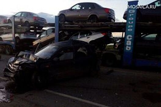 В Ульяновске в жуткое ДТП попали 7 автомобилей