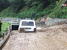 Завершена расчистка дороги после селя на Красной Поляне в Сочи