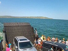 В районе Порт Кавказа образовалась пробка
