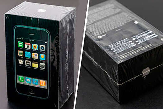 Запечатанный iPhone первого поколения продали на аукционе за 4,8 млн руб.