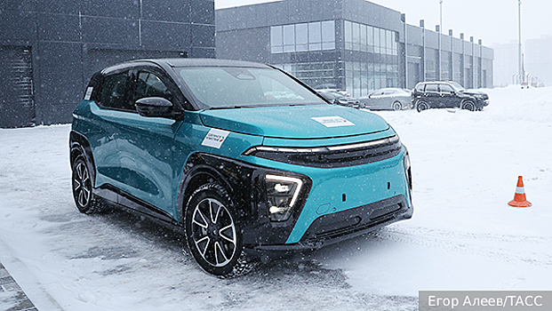 Российский электромобиль «Атом» успешно прошел испытания на морозе