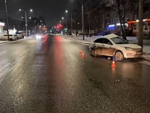 «Лада» протаранила столб на улице Культуры в Нижнем Новгороде