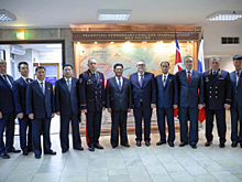 Виталий Шулика и Министр общественной безопасности КНДР Пан Ду Соб посетили ЭКЦ МВД России