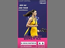 Волгоградка Вихлянцева на турнире WTA сыграет с бывшей 2-й ракеткой мира