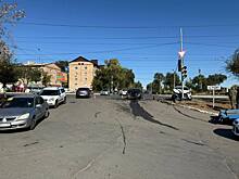 В Оренбурге на перекрестие Восточной и Гагарина столкнулись две иномарки