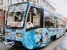 Закрашенный арт-трамвай восстановят в Нижнем Новгороде