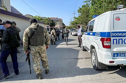 Угнанную боевиками машину ДПС в Махачкале обнаружили брошенной