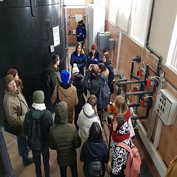 Члены молодежного Европарламента посетили Слудинскую станцию