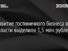 На развитие гостиничного бизнеса в Ленобласти выделили 1,5 млн рублей