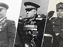 Минобороны опубликовало уникальные фотографии советских полководцев на парадах