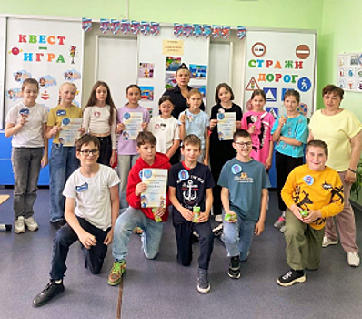 В липецких оздоровительных лагерях детские игры посвящены дорожной безопасности