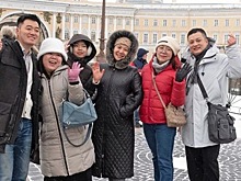 В Петербург прибыла первая после пандемии группа китайских туристов