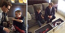 Герой не только в кино: Роберт Дауни-младший подарил 7-летнему мальчику-инвалиду бионическую руку