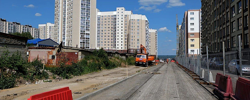 В Ленинском районе Кемерова строят новую дорогу