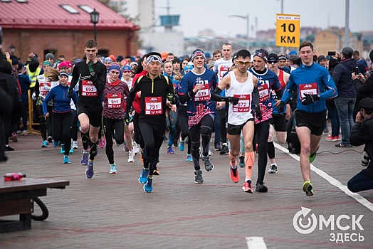 Весенний забег в Омске: схема трассы