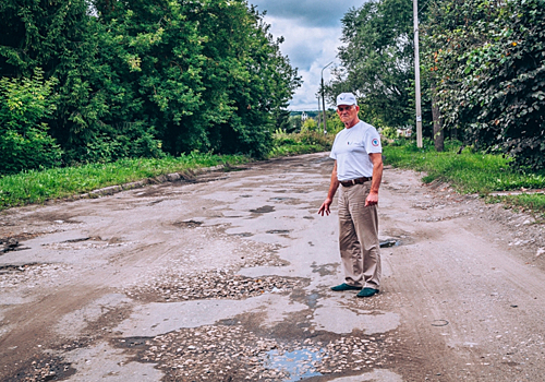 «Фронтовики» добились ремонта дорог в Кольчугино