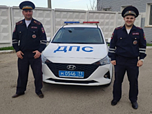 Сотрудники Госавтоинспекции в Тульской области оказали помощь иногороднему водителю