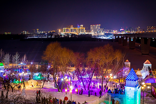 «Путь к Оби»: названа тематика ледового городка на набережной Новосибирска