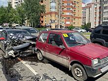 В Кирове «Солярис» въехал в 7 остановившихся автомобилей
