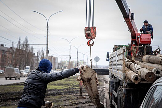 Газон защитят бетонные блоки