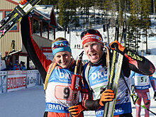 Австрийская пара выиграла биатлонный супермикст