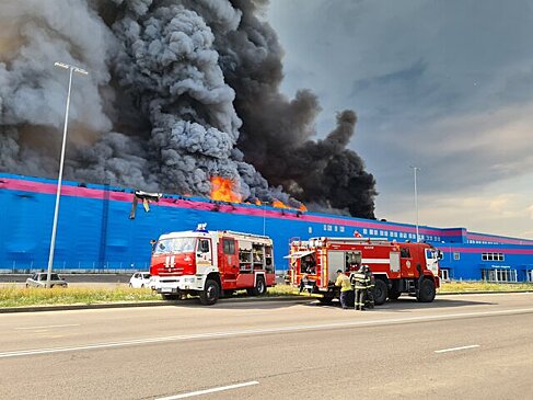 Склад Ozon восстановили после пожара в Истре