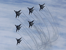 На Кубани "Стрижи" впервые показали фигуры высшего пилотажа