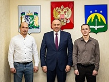 Глава Ханты-Мансийска Максим Ряшин встретился с бойцами Батальона «Югра»