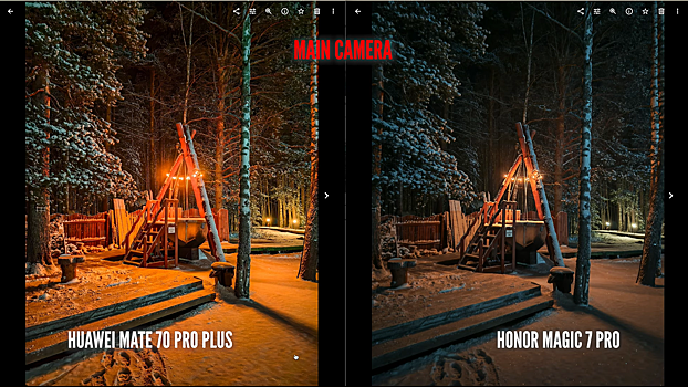 Камеры Huawei Mate 70 Pro+ и Honor Magic7 Pro сравнили с Samsung S24 Ultra и лучшим смартфоном Vivo