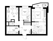 Дизайн-баттл: планировка типовой двушки в панельном доме