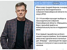 Новосибирский коммунист разослал жителям просьбу проголосовать за него в день выборов