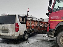 В Михайловском районе 14-летний пассажир Hyundai H-1 пострадал в массовом ДТП