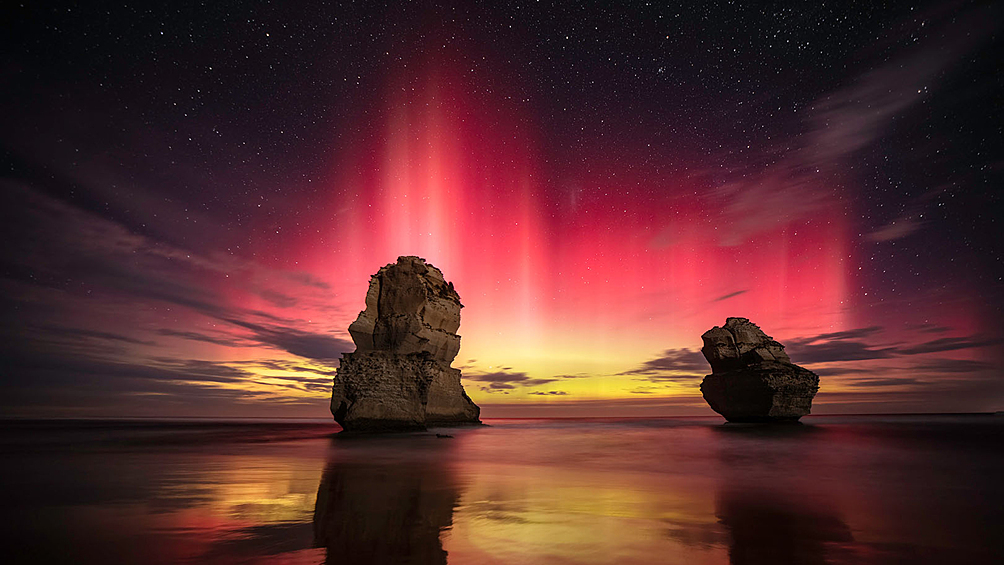 «Аврора на Ступенях Гибсона», Джефф Каллен (Грейт Оушен Роуд, Австралия)