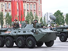 На параде в Ростове впервые прошла техника, применяемая в зоне СВО