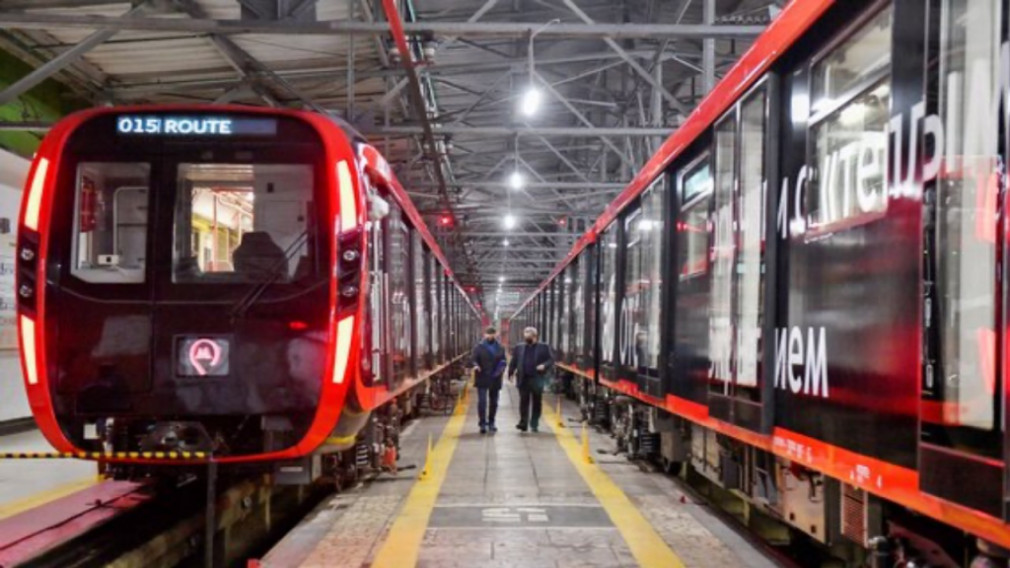 В метро появился 100-й поезд «Москва-2020»