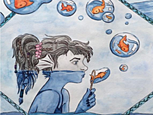 Юная нижегородка победила в конкурсе «Разноцветные капли»