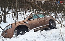 Под Рязанью 1 января внедорожник Land Rover вылетел в кювет