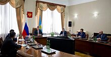 Астраханскому губернатору представлен новый глава ФКУ Упрдор «Каспий»