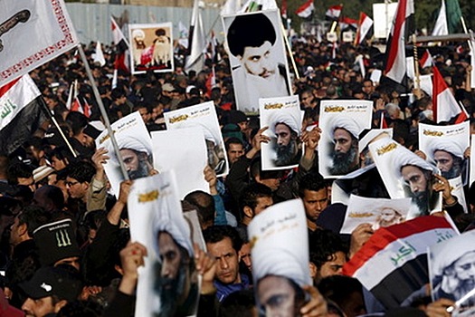 Протесты шиитов в Багдаде в связи с казнью аль-Нимра