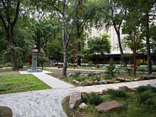 Благоустройство сквера Кутузова во Владивостоке почти завершено