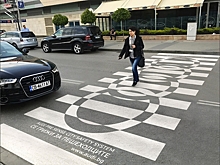 Кейс: как «зебра» продвигает систему безопасности Audi на дорогах Европы