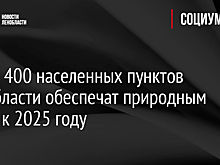 Более 400 населенных пунктов Ленобласти обеспечат природным газом к 2025 году