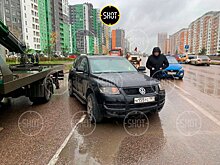 Подросток за рулем авто на пешеходном переходе в Дрожжино сбил мать с ребенком