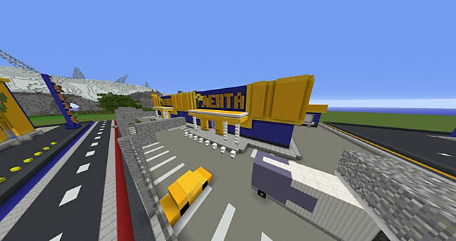 Креаторы TWIGA CG построили первый гипермаркет «Лента» в Minecraft